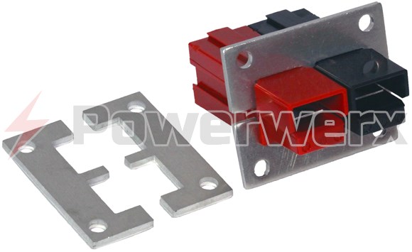 Picture of 1463G1 Powerpole Mounting Clamp Pair for 2 or 4 PP75 Powerpole Connectors