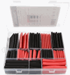 Picture of 198 Piece Assorted Heat Shrink Tubing Kit, Red & Black, 1" to 1/8"