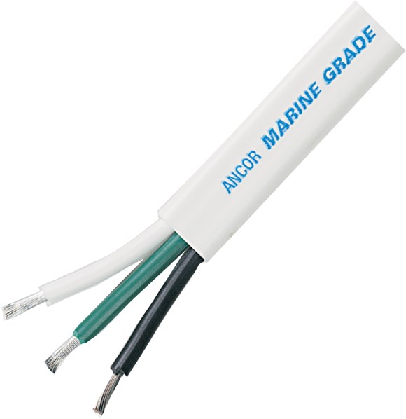 Picture of Ancor 130910 Triplex Cable, 8/3 AWG (3 x 8mm2), Flat 100 ft.