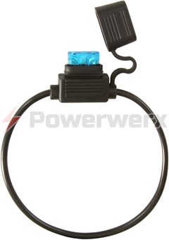 Picture of ATC/ATO Inline Fuse Holder (Gauge: 12, Color: Black)