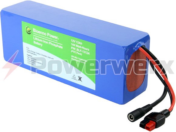 Picture of Bioenno BLF-1212A 12V, 12Ah Lithium Iron Phosphate (LiFePO4) Battery, PVC