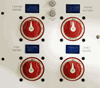 Picture of Blue Sea 6006 m-Series Mini Battery Switch Single Circuit On Off Red