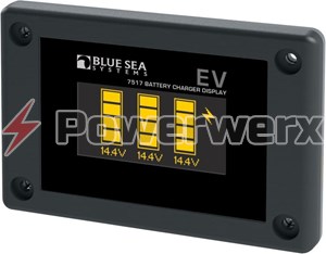 Picture of Blue Sea 7517 P12 Battery Charger OLED Display, 1-3 battery banks