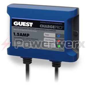 Picture of Guest 2701A 1.5A 12V Battery Charger Maintainer 1 Bank 120V Input