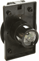 Picture of Marinco Manual AC Receptacle Inlet 120VAC, 20A, Water Tight, Black Color