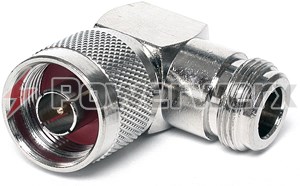 Picture of N Right Angle Adapter - Male N to Female N - RF-7652