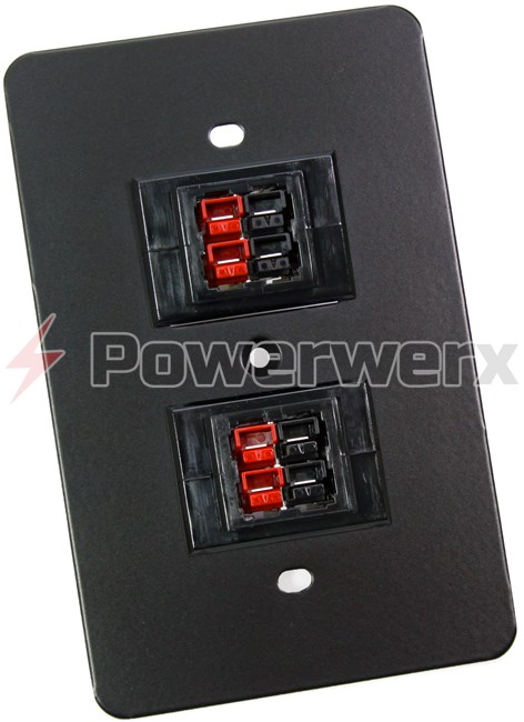 Picture of Outlet Coverplate for Powerpole Connectors fits Standard Electrical Boxes