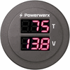 Picture of Powerwerx Panel Mount Combo Temperature and Volt Meter