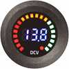 Picture of Powerwerx Panel Mount Segmented Digital Volt Meter with Graphic Racing Display