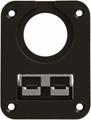 Picture of Powerwerx PanelPlateSB2 for Anderson SB50 Series Connectors with One Panel Mount 1-1/8" Hole