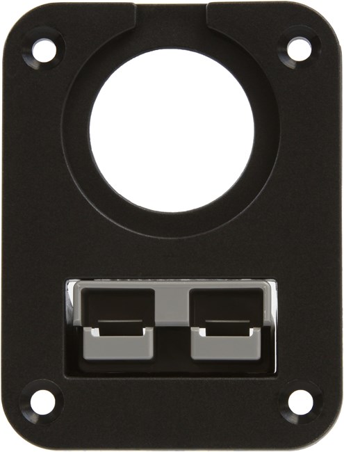 Picture of Powerwerx PanelPlateSB2 for Anderson SB50 Series Connectors with One Panel Mount 1-1/8" Hole