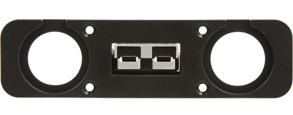 Picture of Powerwerx PanelPlateSB3 for Anderson SB50 Series Connectors with Two Panel Mount 1-1/8" Holes