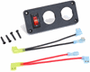 Picture of Powerwerx PanelPlateSW2 Blank Panel 2 Position with Circuit Breaker and Harness