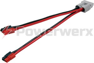 Picture of Powerwerx SB50 Gray to Dual PP45 Adapter Cable