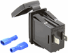 Picture of Powerwerx Switch Mounted Dual USB 4.8A Device Charger with Blue LED Voltage Display