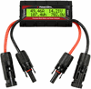 Picture of Powerwerx Watt Meter, DC Inline Power Analyzer, 45A Continuous, 12 Gauge, MC4 Solar Connectors