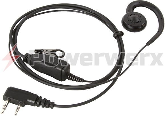 Picture of Professional Comfortable G-Hook Lapel Microphone for Wouxun and Anytone Radios