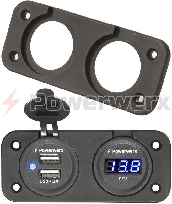 Picture of Two Hole Panel Mounting Plate