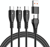 Picture of USB6in1 Adaptor Cable, USB input to Apple Lightning, USB Type C and USB Micro