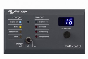 Picture of Victron Energy DMC000200010R Digital Multi Control 200/200A GX (Right Angle RJ45) Retail